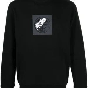 Stone Island - Sweat black 66559 'INSTITUTIONAL ONE' PRINT