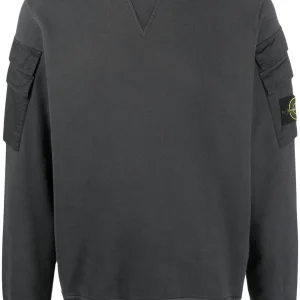Stone Island Sweat Lead Grey 60577