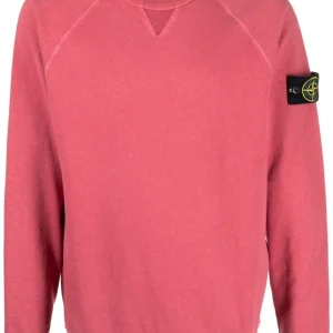 Stone Island Sweat rose Corail 66360 'OLD' TREATMENT