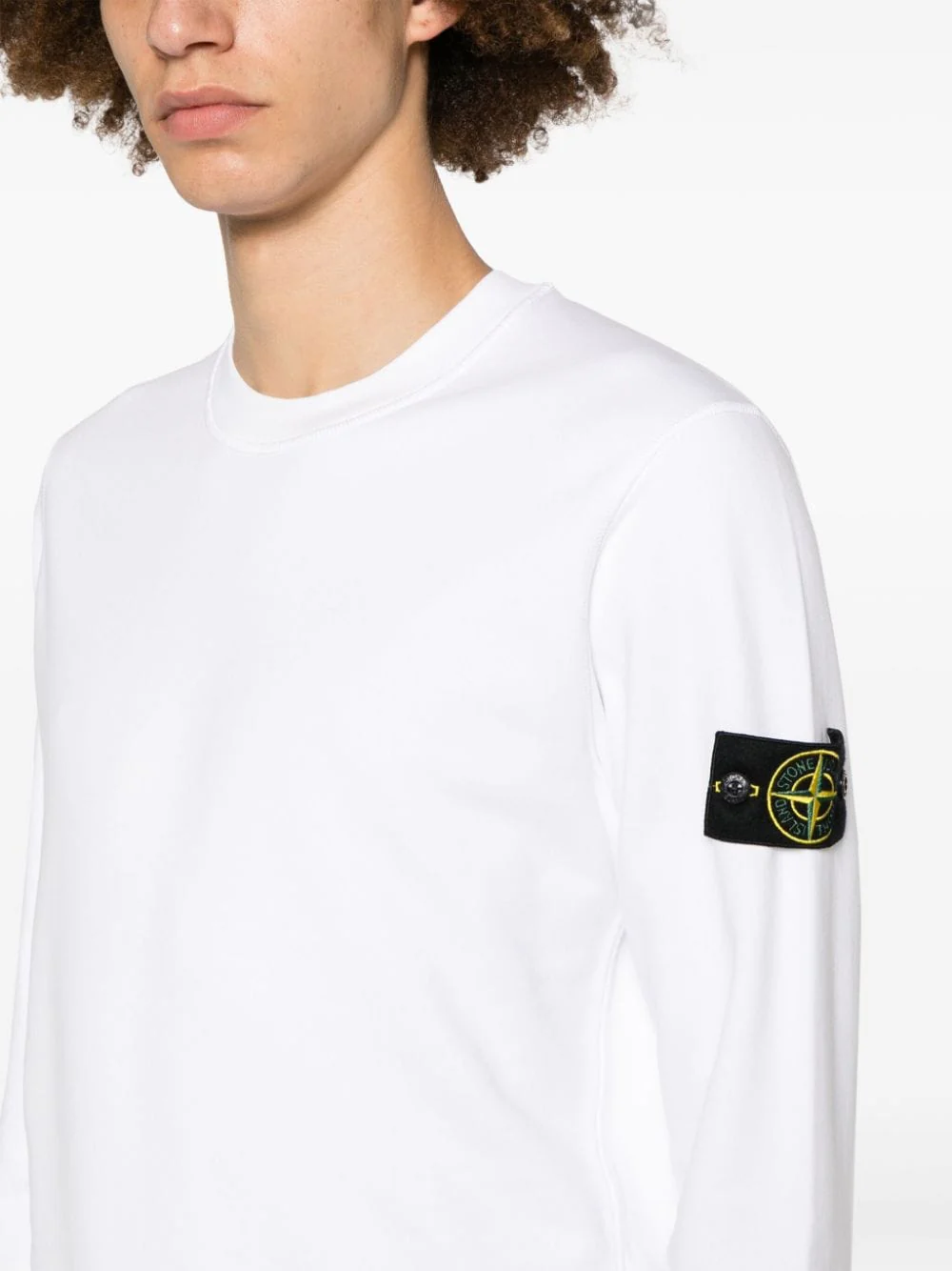 Stone Island - Sweat white 63051 – Image 5