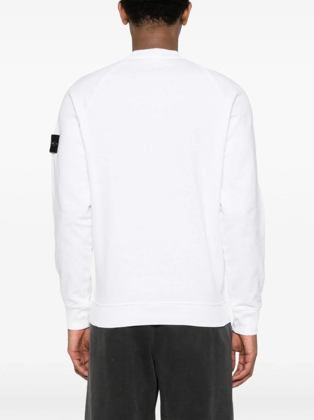 Stone Island - Sweat white 66060 ‘OLD’ TREATMENT – Image 6