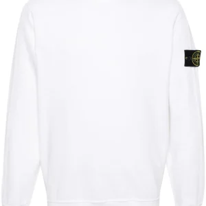Stone Island - Sweat white 66060 ‘OLD’ TREATMENT