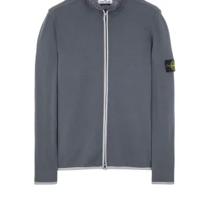 Stone Island Sweat zippé à patch Compass