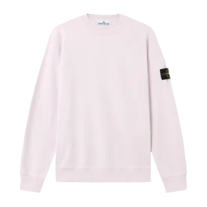 STONE ISLAND - Sweatshirt 6100060 ORGANIC COTTON FLEECE Rose