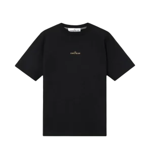 STONE ISLAND - T-shirt 2100037 COMBED ORGANIC COTTON JERSEY Noir