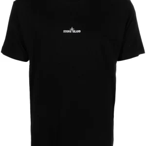 Stone Island T-shirt 2NS89 'INSTITUTIONAL ONE' PRINT Black