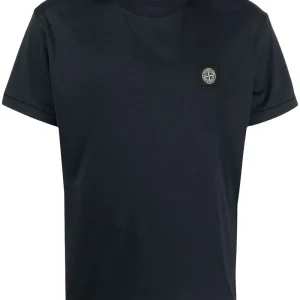 STONE ISLAND - TS manches courtes bleu marine