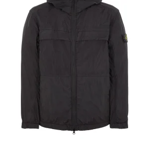 Stone Island - Veste légère noir 40922 GARMENT DYED CRINKLE REPS R-NY