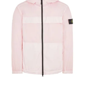 Stone Island - Veste légère rose 40922 GARMENT DYED CRINKLE REPS R-NY