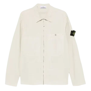 STONE ISLAND - Veste légère zippée beige