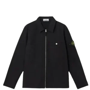 STONE ISLAND - Veste zippée noir MIL-SPEC STRETCH RIPSTOP-TC
