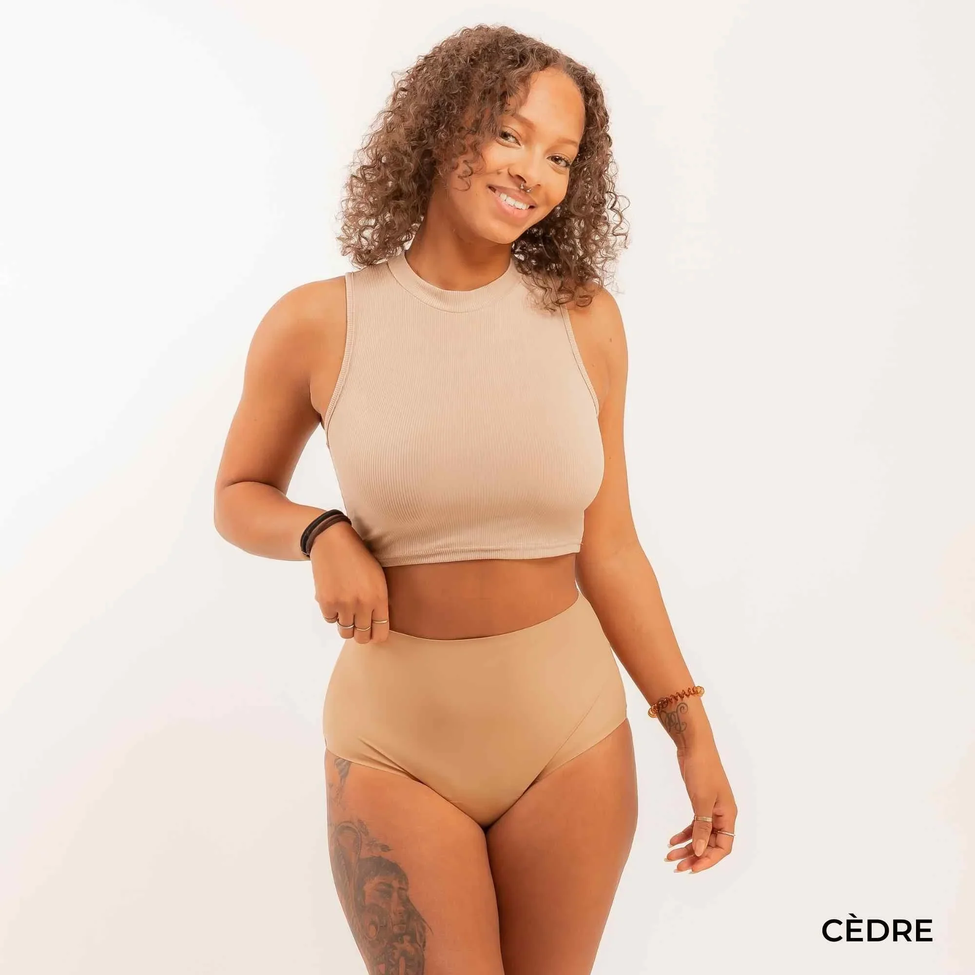 Taille Haute Menstruelle Invisible DAILY Nude (Flux Moyen) – Image 5