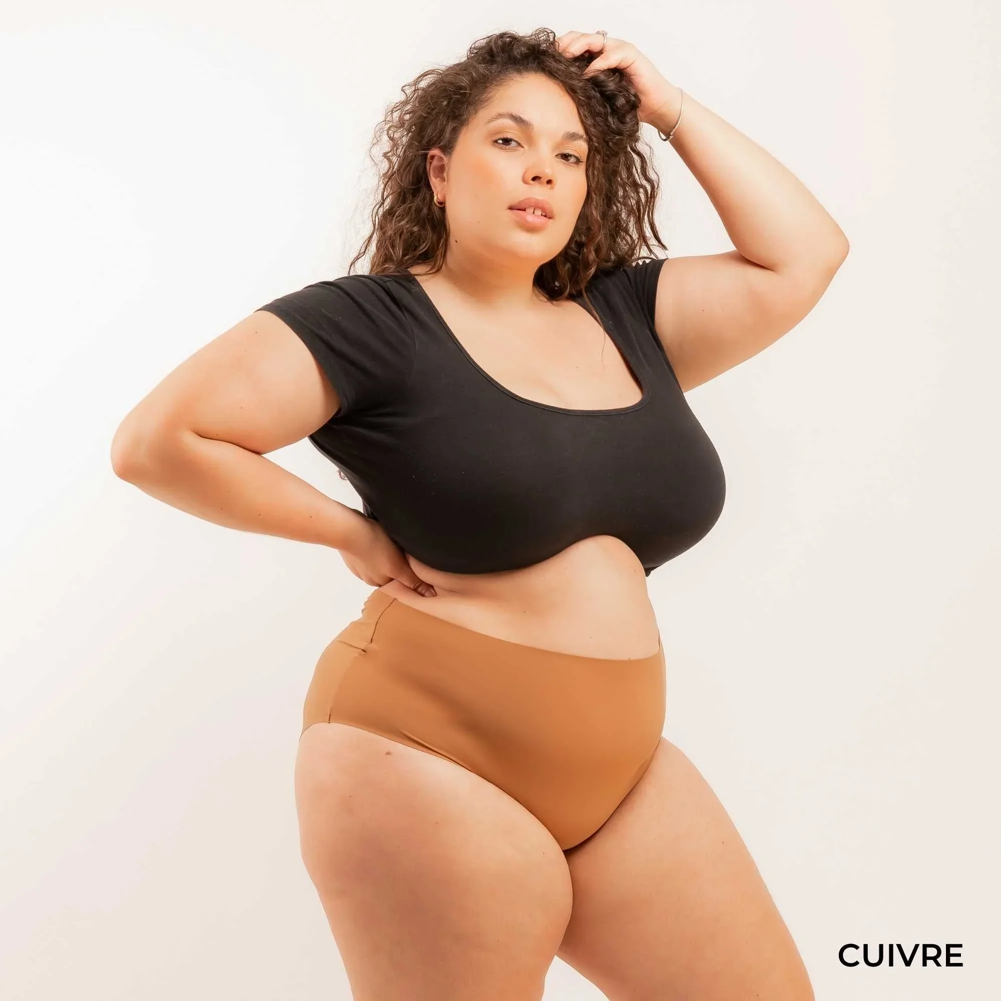 Taille Haute Menstruelle Invisible DAILY Nude (Flux Moyen) – Image 8