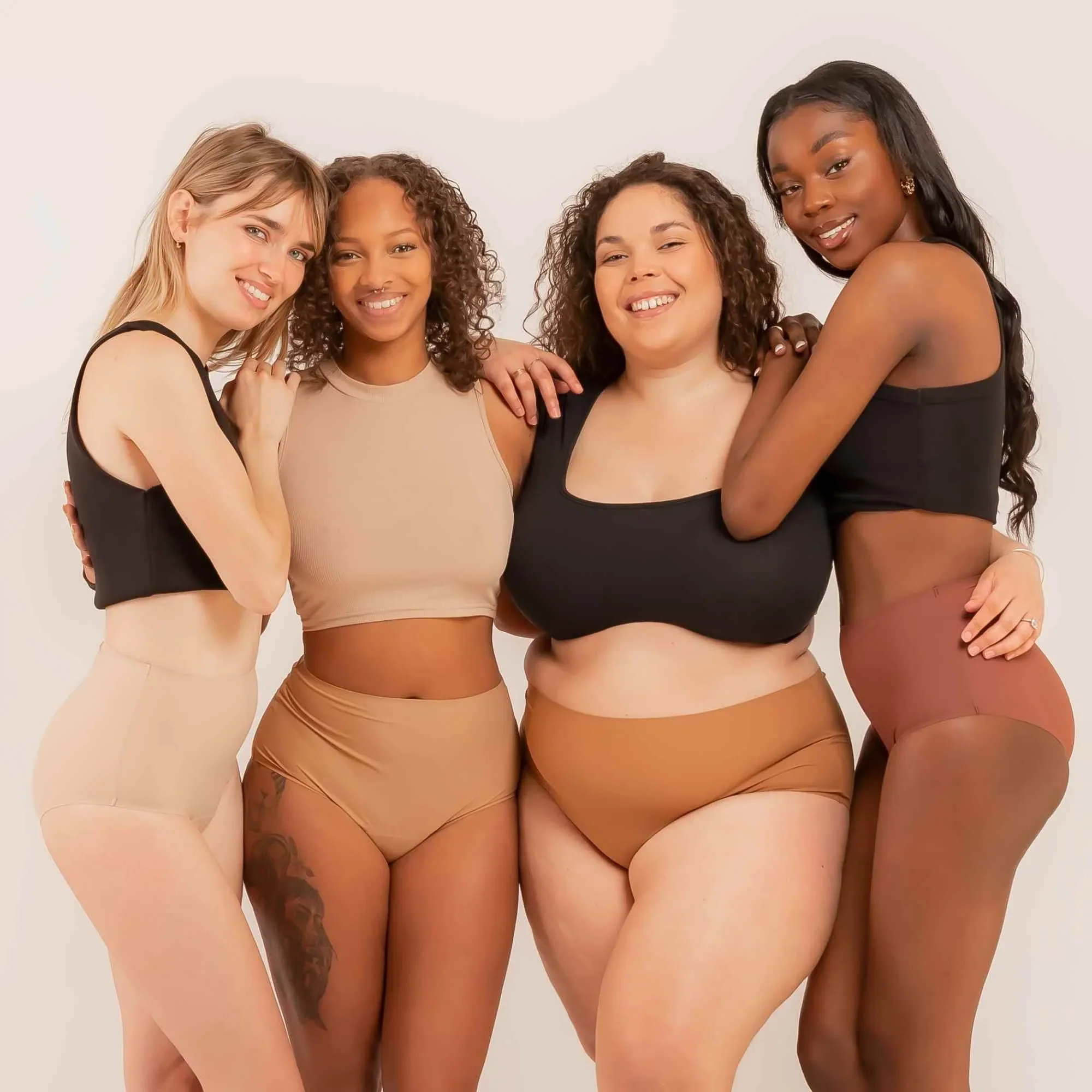 Taille Haute Menstruelle Invisible DAILY Nude (Flux Moyen) – Image 2