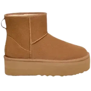UGG - Botte Classic Mini à plateforme noisette