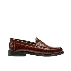 VINNY'S - Mocassins Yardee Brown Lizard